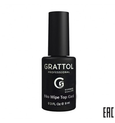 No Wipe Top Gel Grattol - Топ без липкого слоя