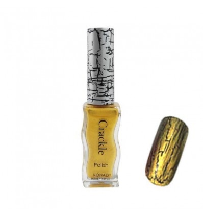 Лак с эффектом растрескивания (Crackle Polish - Gold)