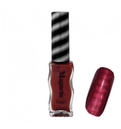 Магнитный лак для ногтей - Magnetic Sparkling Wine Red