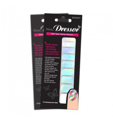 Готовый маникюр Nail Dressor - Серебро Хамелеон