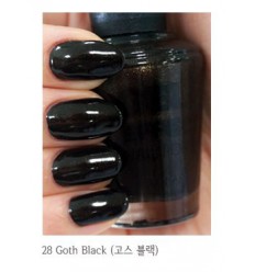 Лак с эффектом геля (Gel Effect Polish - Goth Black)
