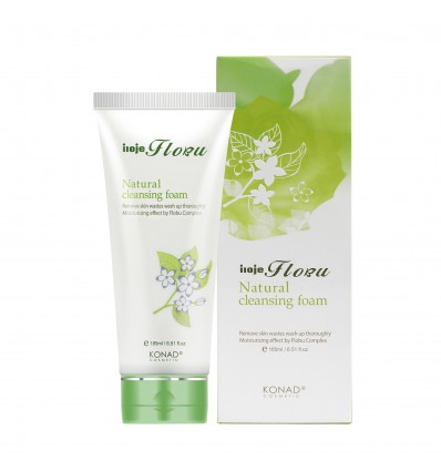 Натуральная очищающая пенка Konad Flobu Natural  Foam Cleansing (185ml)
