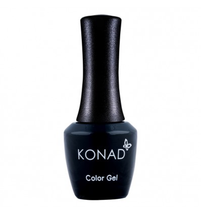 Гель лак KONAD Gel Nail - 03 Pure Black (черный) 10 мл