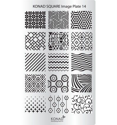 Пластина Square Plate 14
