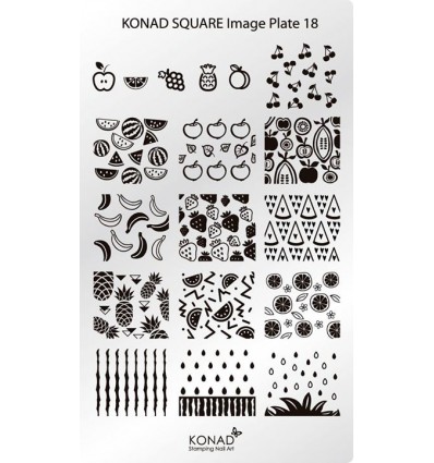 Пластина Square Plate 18