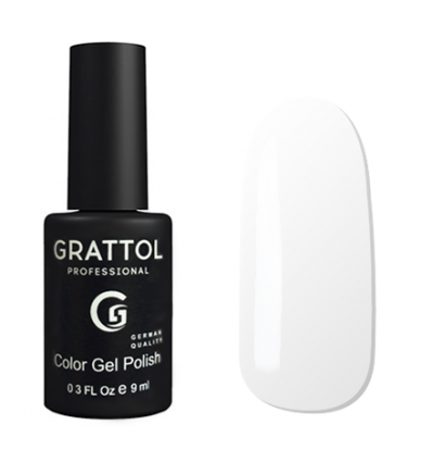 Гель лак Grattol White 