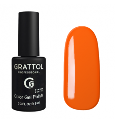 Гель лак Grattol Orange Red