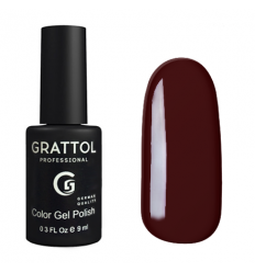 Гель лак Grattol Brown